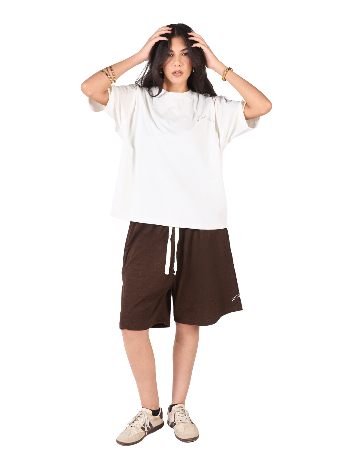 SEVENTSEVEN BROWN SHORTS