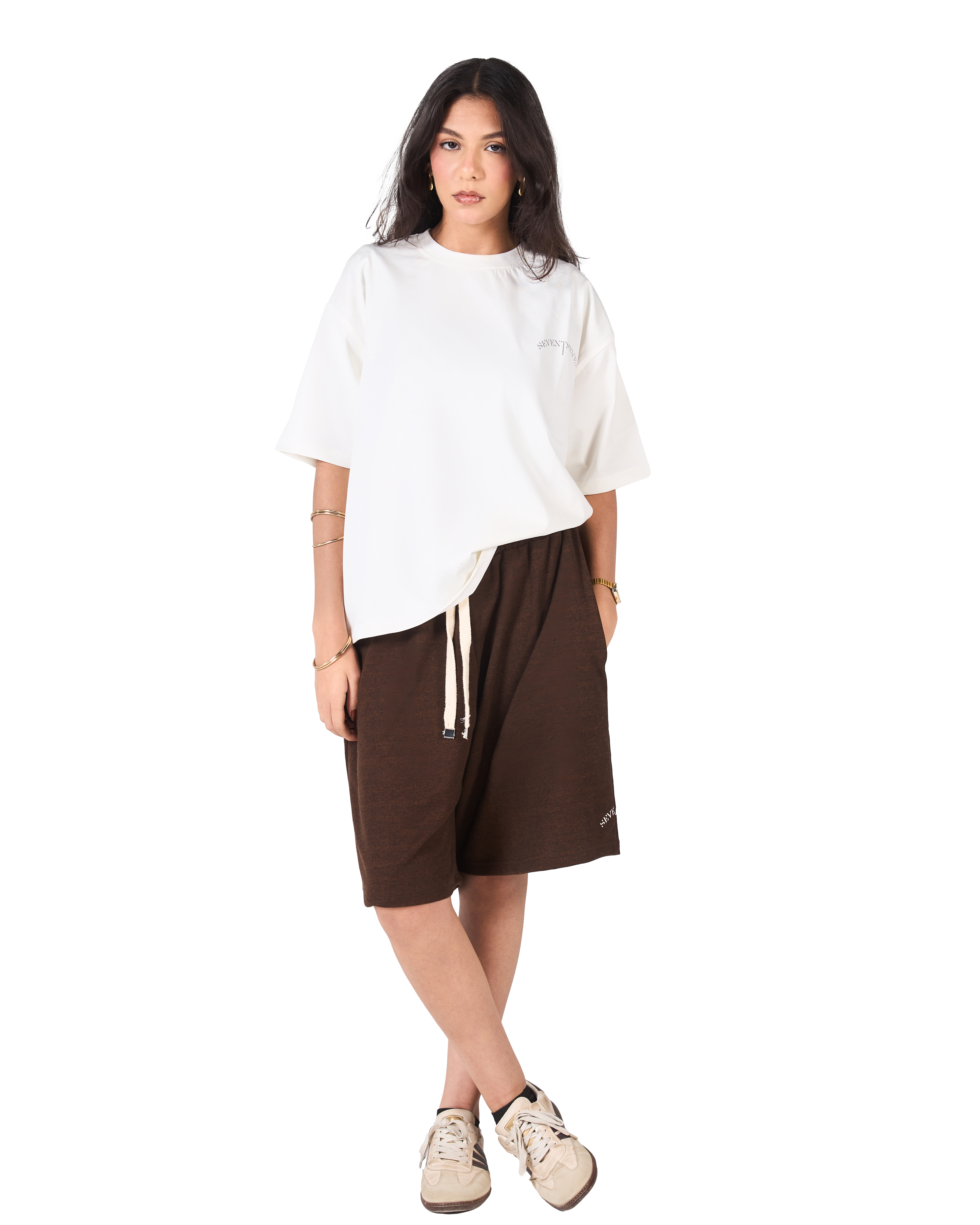 SEVENTSEVEN BROWN SHORTS